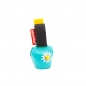 Preview: swisstrailbell® Turquoise "Blume" gelbes Band