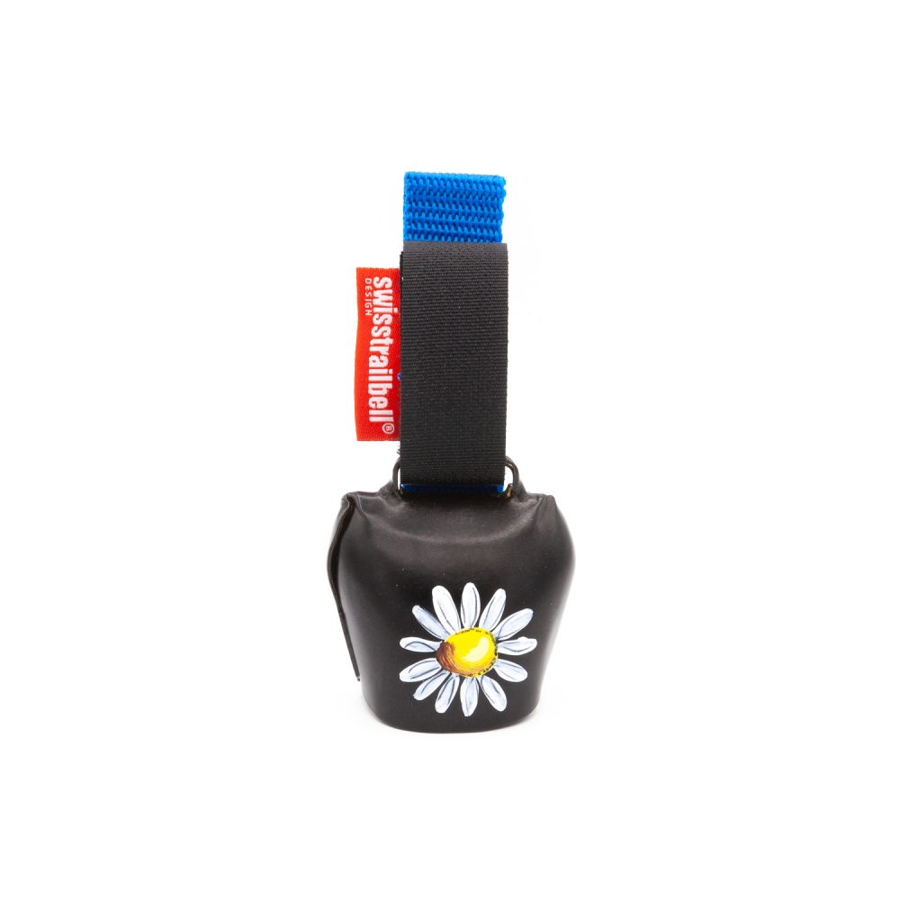 swisstrailbell® Black "Blume" hellblaues Band