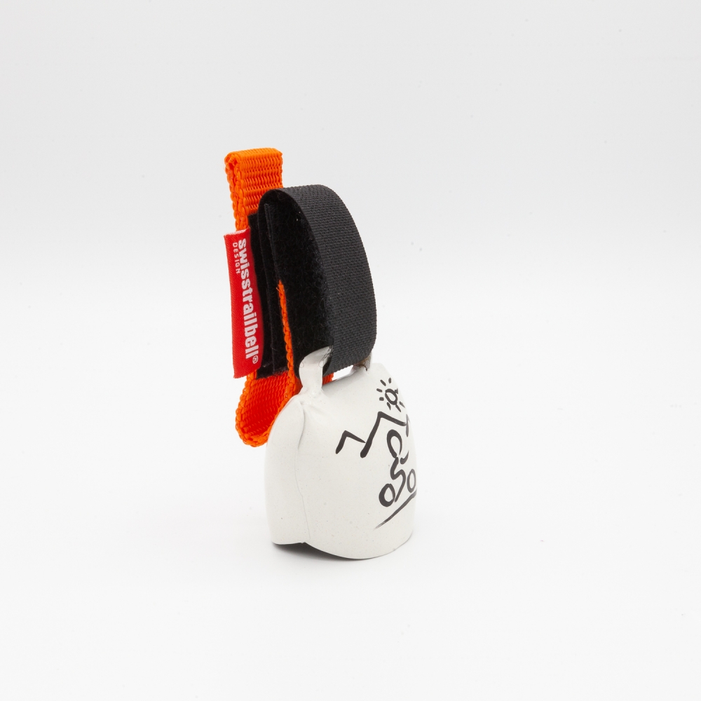 swisstrailbell® White "Biker schwarz"