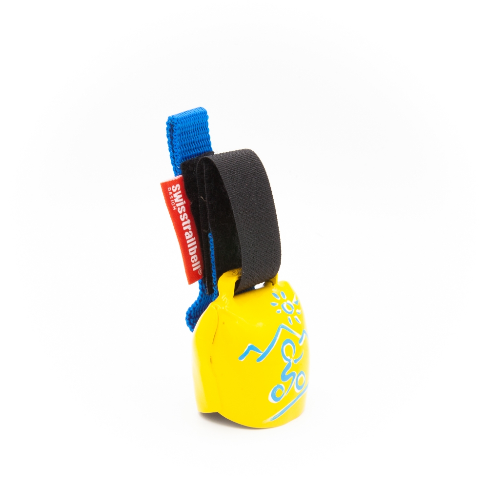 swisstrailbell® yellow " blue biker"