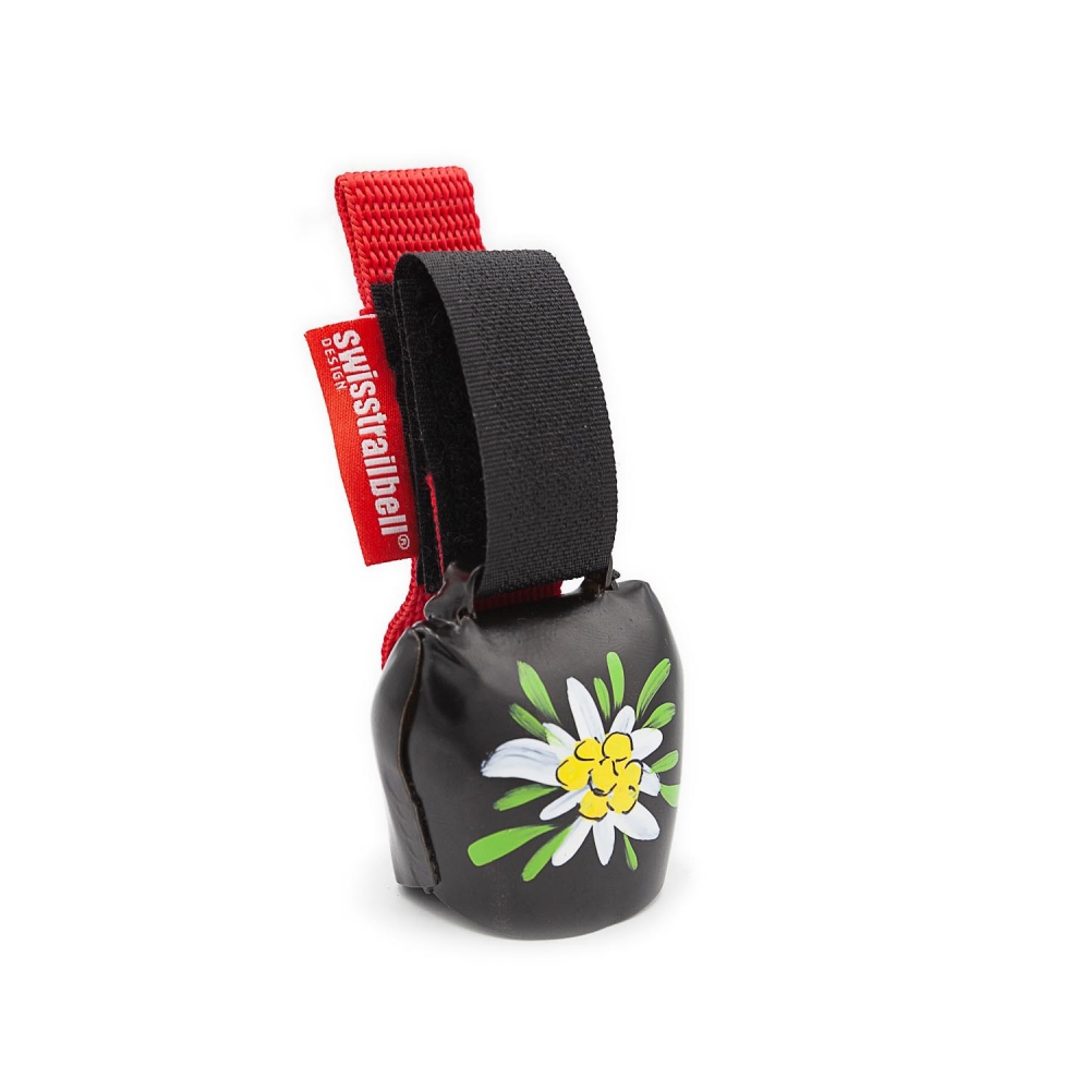 swisstrailbell® Black "Edelweiß" / red
