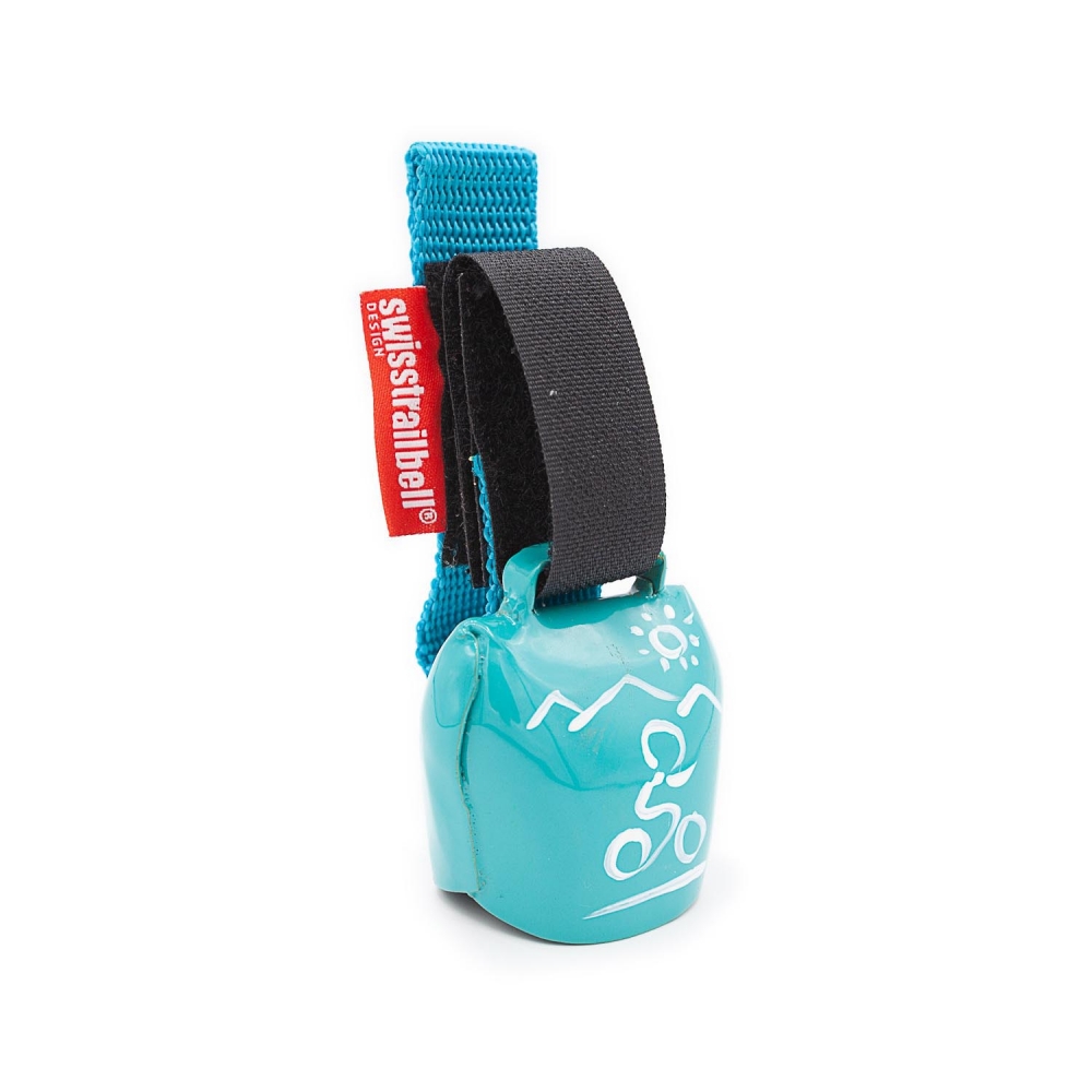 swisstrailbell® Turquoise "Biker weiss" / turquise