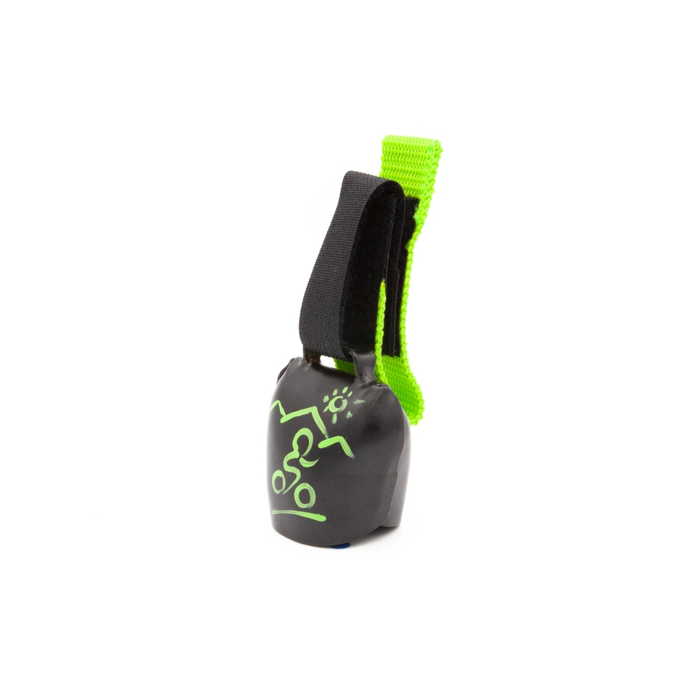 swisstrailbell® Black "Biker grün"
