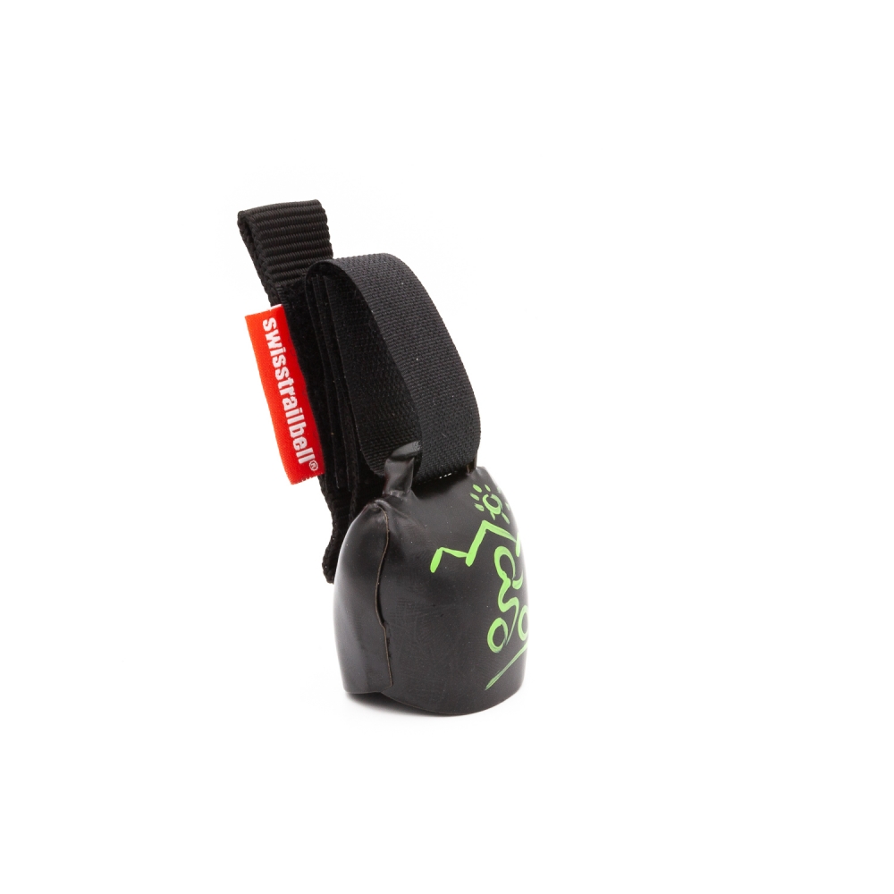 swisstrailbell® Black "Biker grün"