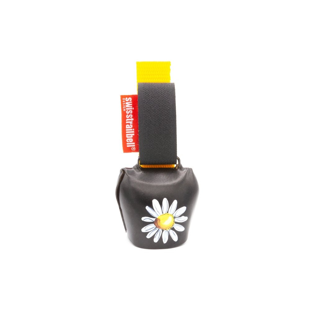 swisstrailbell® Black "Blume" gelbes Band