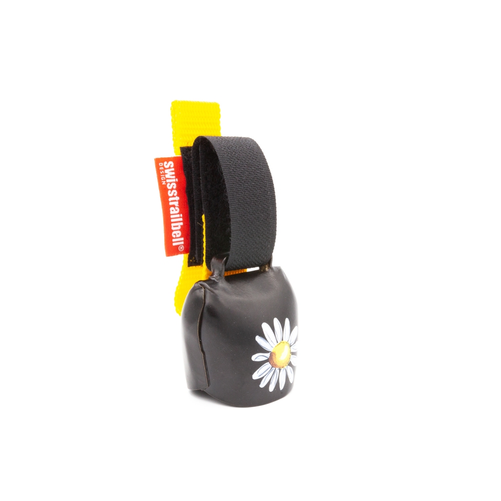 swisstrailbell® Black "Blume" gelbes Band