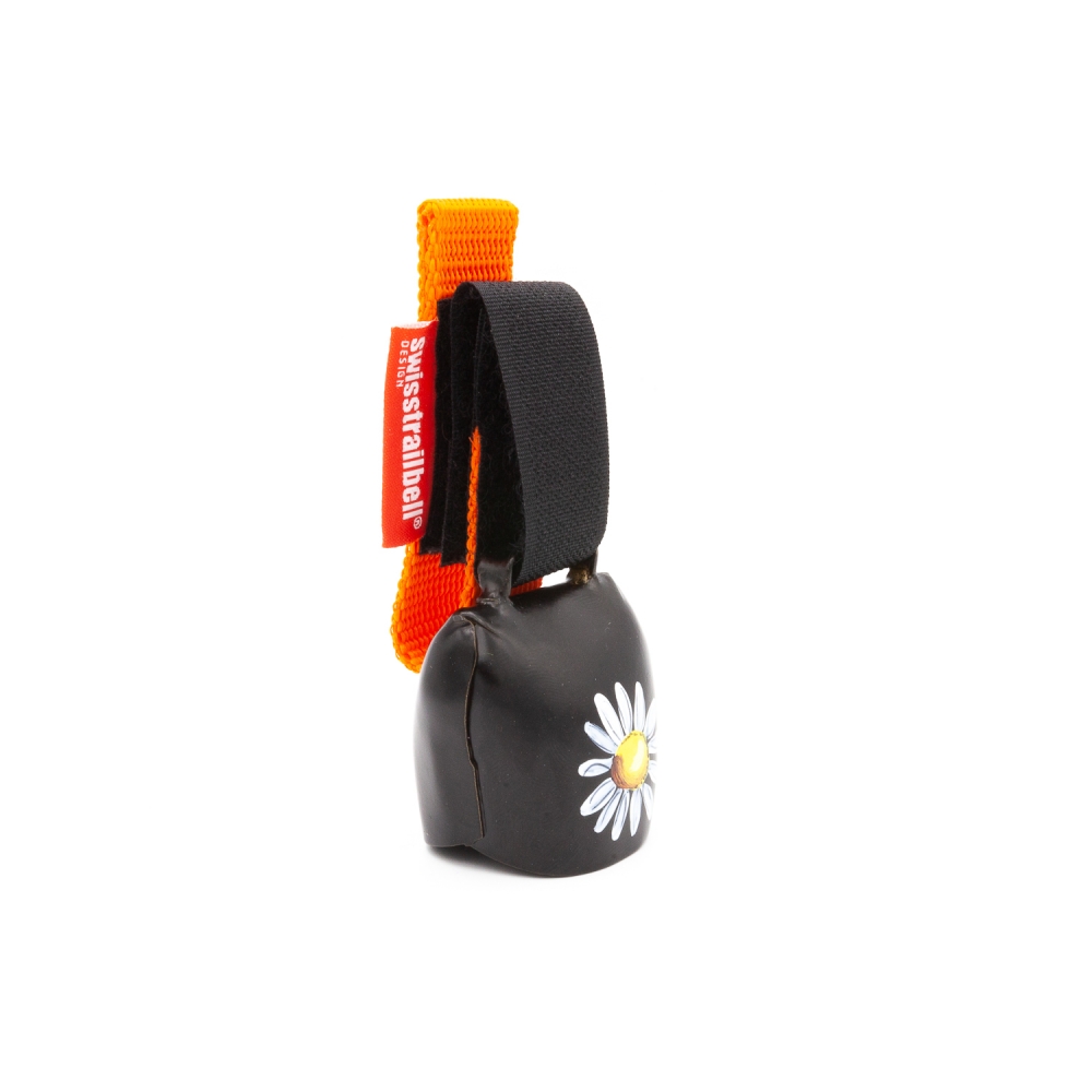 swisstrailbell® Black "Blume"  oranges Band