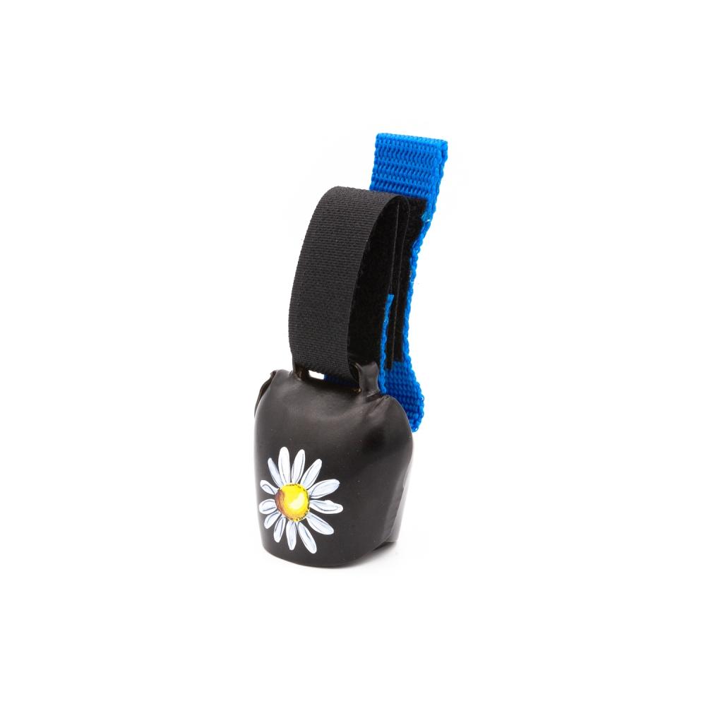 swisstrailbell® Black "Blume" hellblaues Band