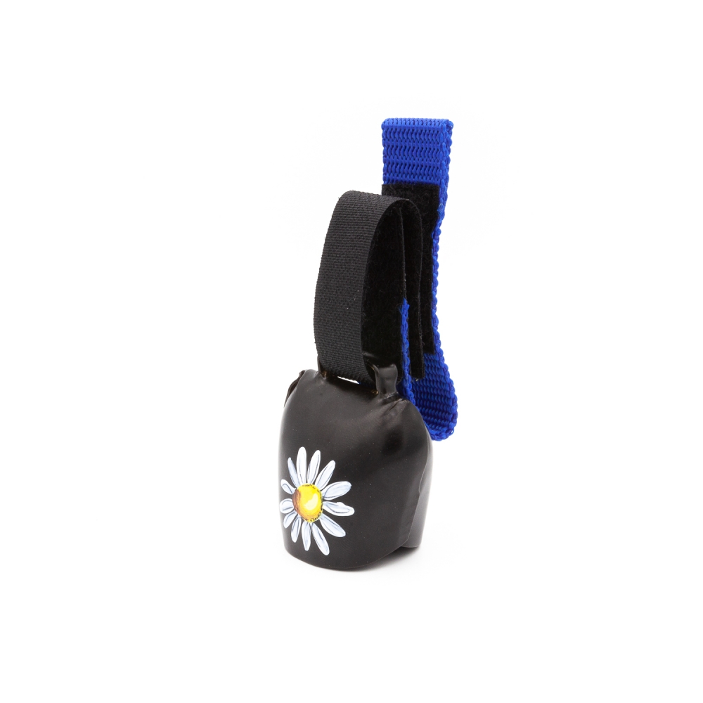 swisstrailbell® Black "Blume" dunkelblaues Band
