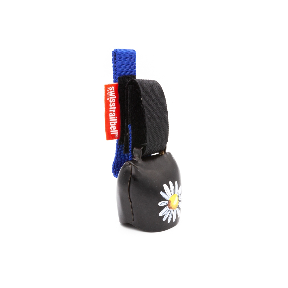 swisstrailbell® Black "Blume" dunkelblaues Band