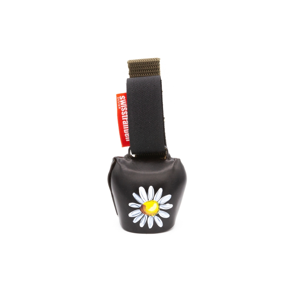 swisstrailbell® Black "Blume" olivgrünes Band