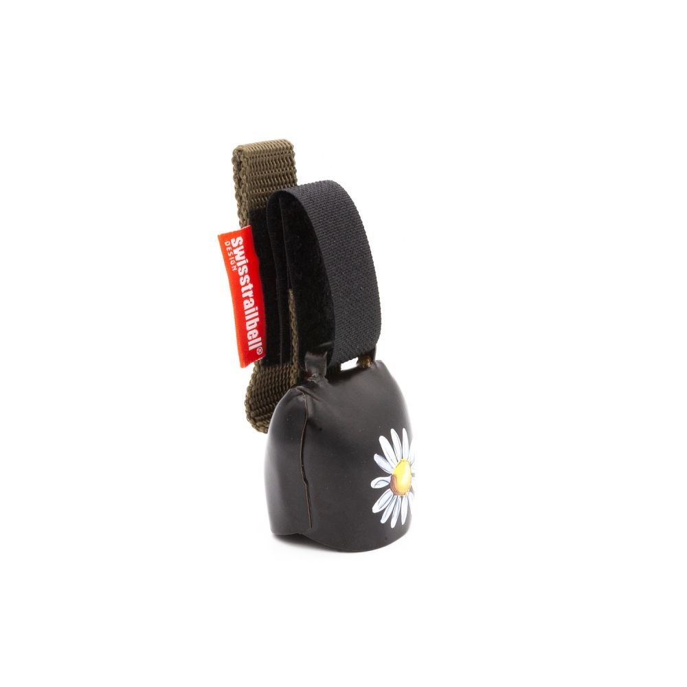 swisstrailbell® Black "Blume" olivgrünes Band