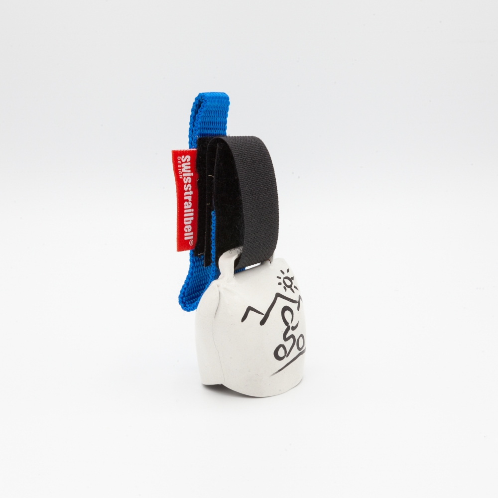 swisstrailbell® White "Biker schwarz"