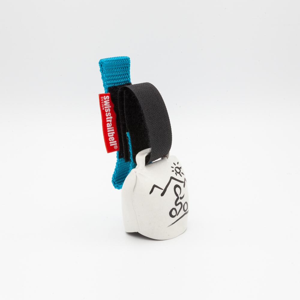 swisstrailbell® White "Biker schwarz"