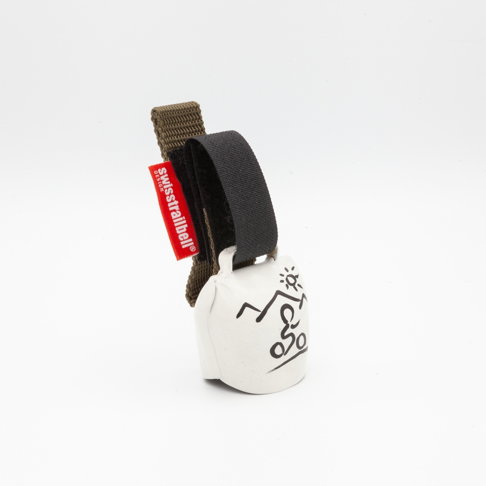 swisstrailbell® White "Biker schwarz"