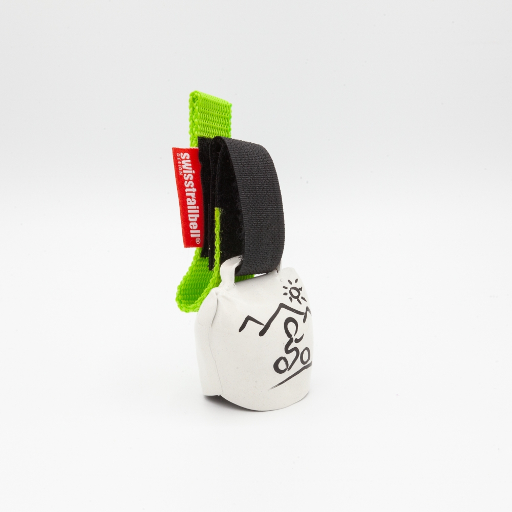 swisstrailbell® White "Biker schwarz"