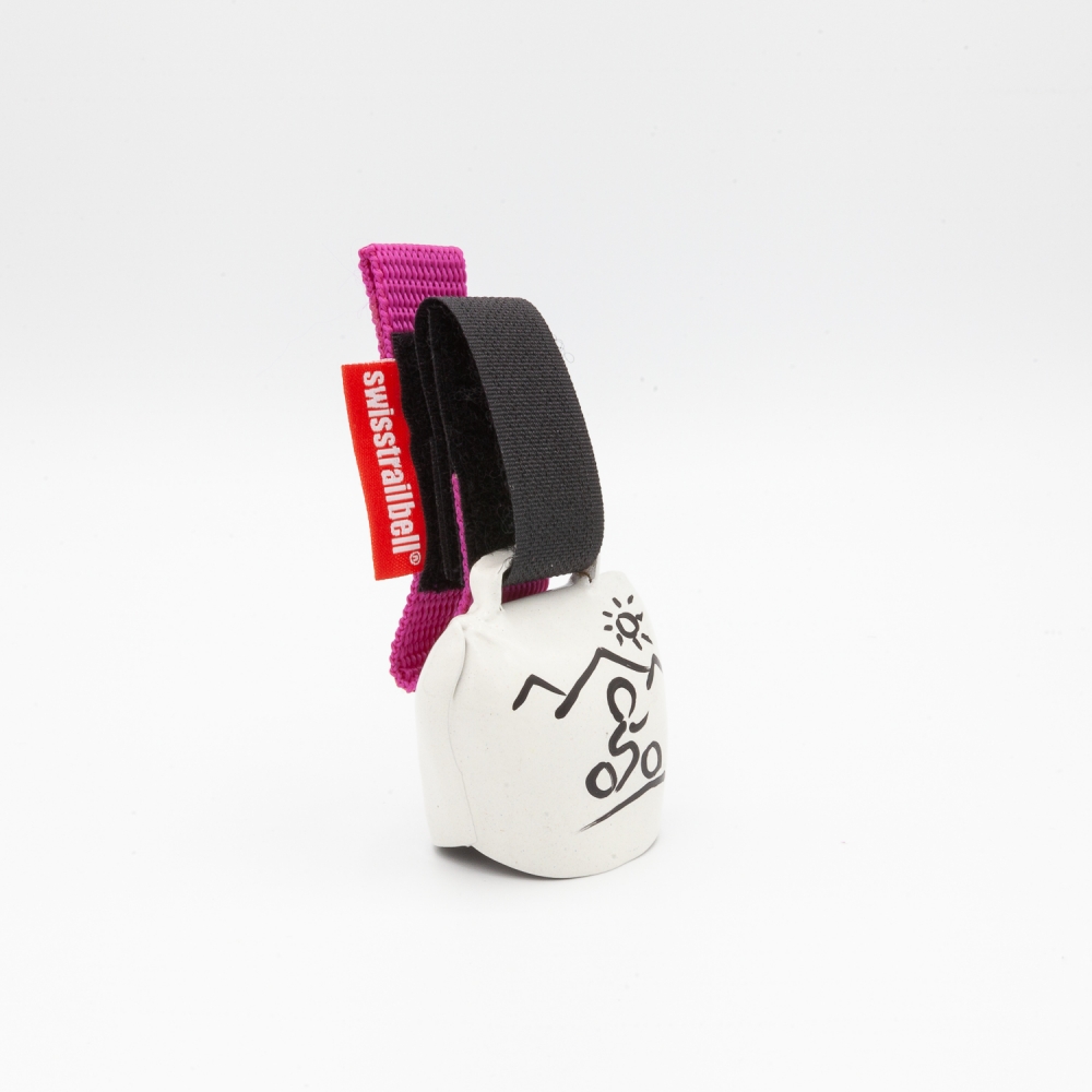 swisstrailbell® White "Biker schwarz"