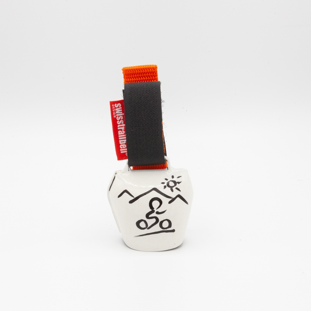 swisstrailbell® White "Biker schwarz"