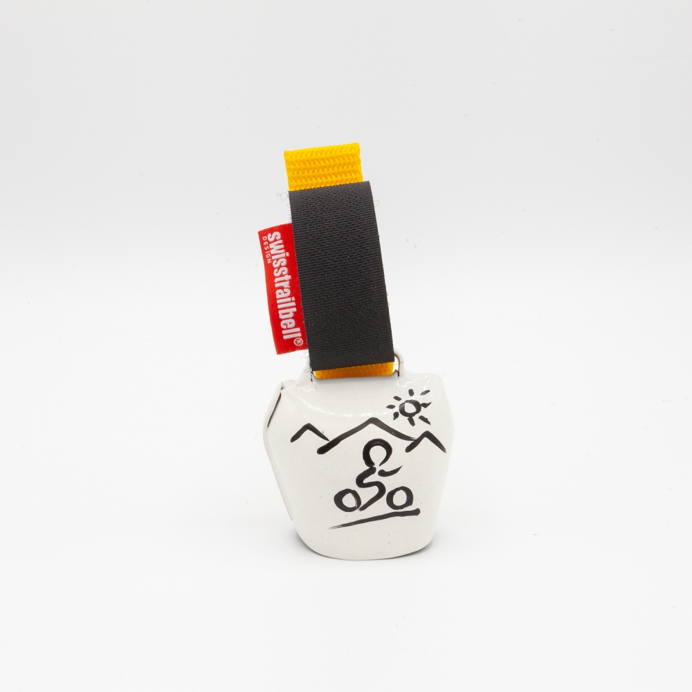 swisstrailbell® White "Biker schwarz"