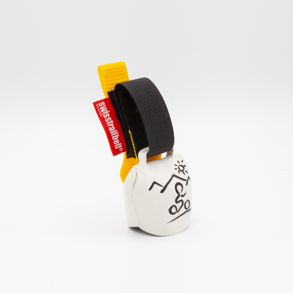 swisstrailbell® White "Biker schwarz"
