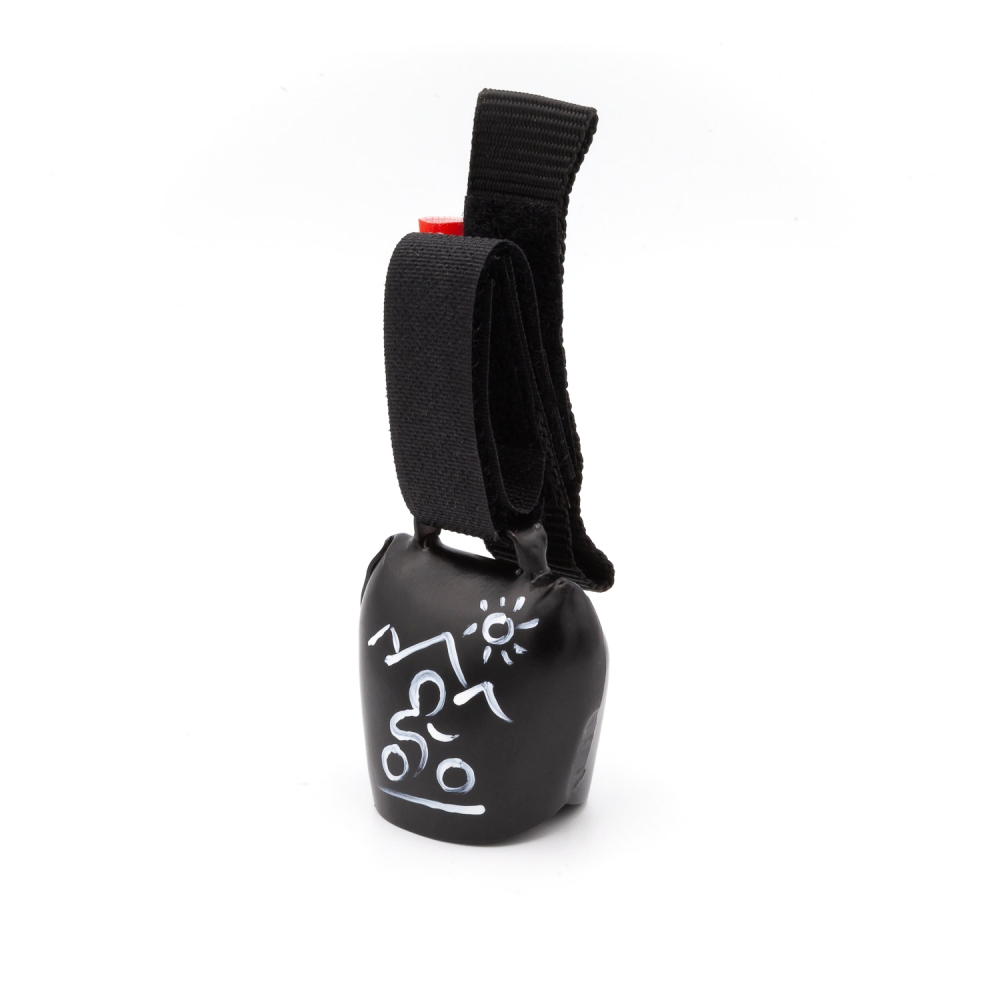 swisstrailbell® Black "Biker weiss"