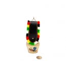 Froschmaulglocke handbemalt mit Fransenband  385/7/b/VB